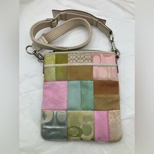 COACH Patchwork Crossbody Bag preloved flaws